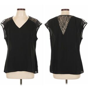 Banana Republic Elegant Black Lace Women's Top